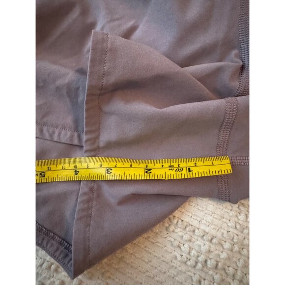 Lululemon Womens 8 Tall Athletic Shorts Gray Recycled Polyester & Elastane Blend - Picture 7 of 7